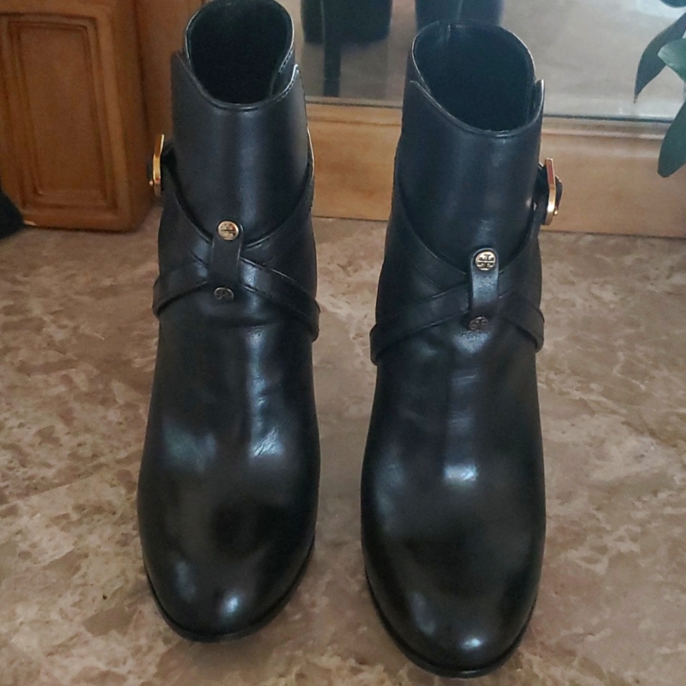 Tory Burch leather ankle boots